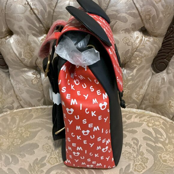 Mickey Mouse Loungefly Drawstring Backpack and Wallet Set - Picture 4 of 8